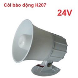 Còi hú báo động có dây H-207 nguồn 24V