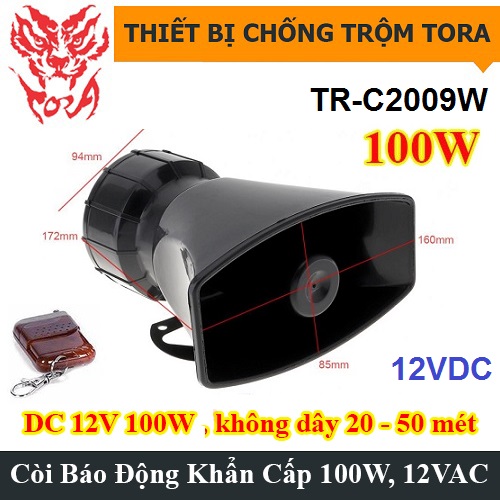 Còi hú báo động Khẩn Cấp TR-C1706, 12VDC