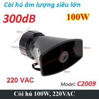 Còi hú báo động công suất lớn 220V TR-C2009 100W