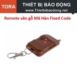 Remote vân gỗ 2 Nút Mã Hàn Fixed Code 433MHz