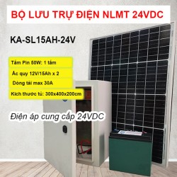 Bộ lưu trữ điện năng lượng mặt trời hệ 24V 15Ah KA-SL15Ah-24V