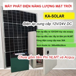 Tủ xạc năng lượng mặt trời 12V/24V KA-SOLAR (bộ ráp sẵn, chưa gồm acquy và tấm Pin)